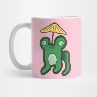 Umbrella Frog Mug